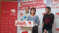 Ezker Anitza-IU emplaza a EH Bildu y PSE a "forjar una alternativa" al PNV con Elkarrekin Podemos