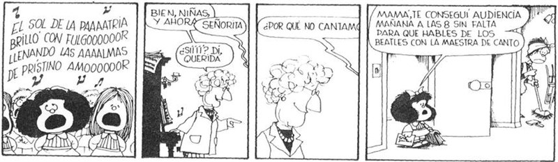 Mafalda cumple 52 años... y sigue loca por los Beatles