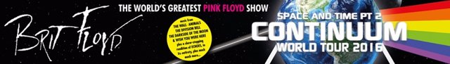 Cartel de la gira 'Space and Time Continuum' de Brit Floyd