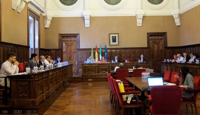 Pleno ordinario de la Diputación Provincial de Jaén.