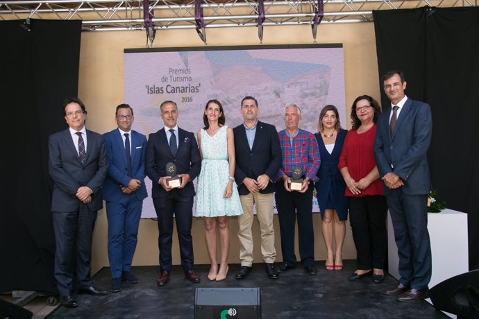 Premiados en el Día Mundial del Turismo  celebrado en Fuerteventura