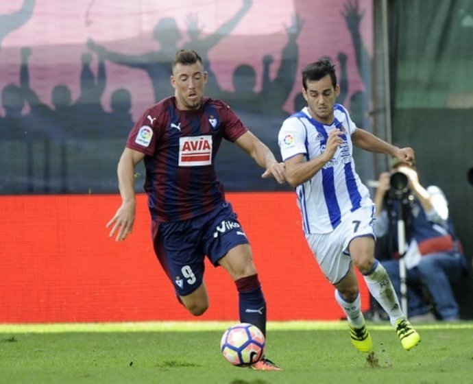 Sergi Enrich Juanmi Eibar Real Sociedad