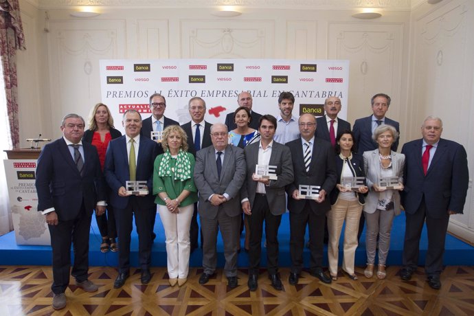 Entrega de los premios al éxito empresarial de la revista Actualidad Económica