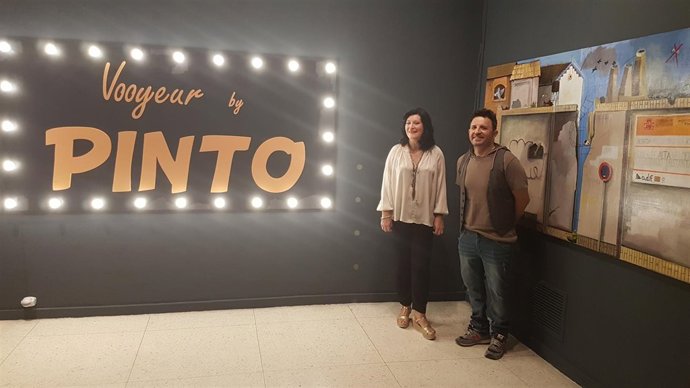 Inauguración de la exposición Vooyeur en el museo de Huelva