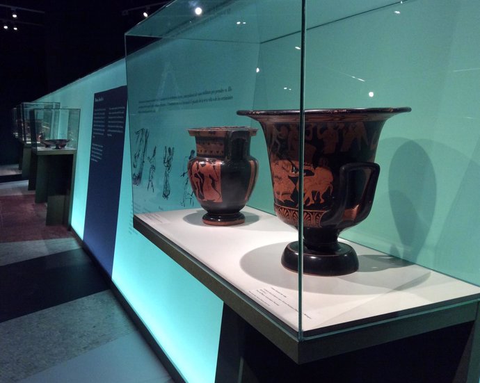 Exposición del vino en la antigua Grecia del Museo de Arqueología de Catalunya