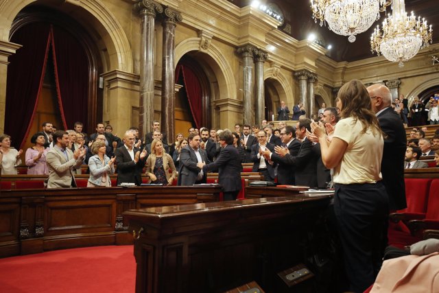 C.Puigdemont tras superar la cuestión de confianza del Parlament