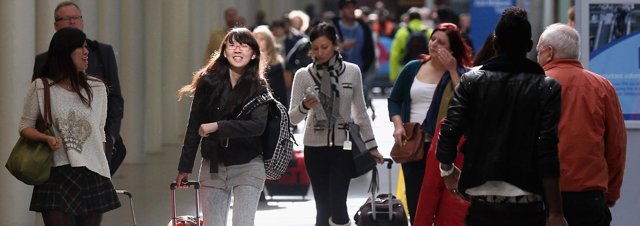 Turistas extranjeros