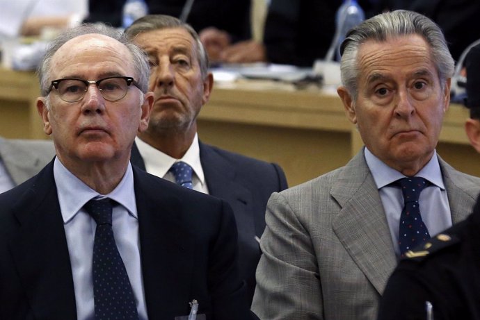 Rato y Blesa en el juicio por las tarjetas black