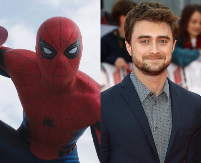 Imagen de Spiderman en 'Civil War' y Daniel Radcliffe