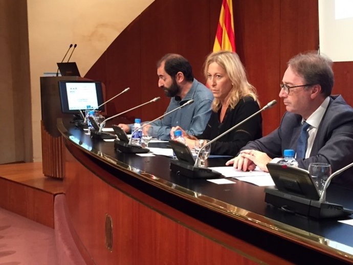 Israel Molinero, Neus Munté y Marc Simón