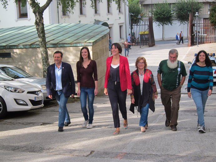 Los diputados del BNG de la X Legislatura del Parlamento de Galicia