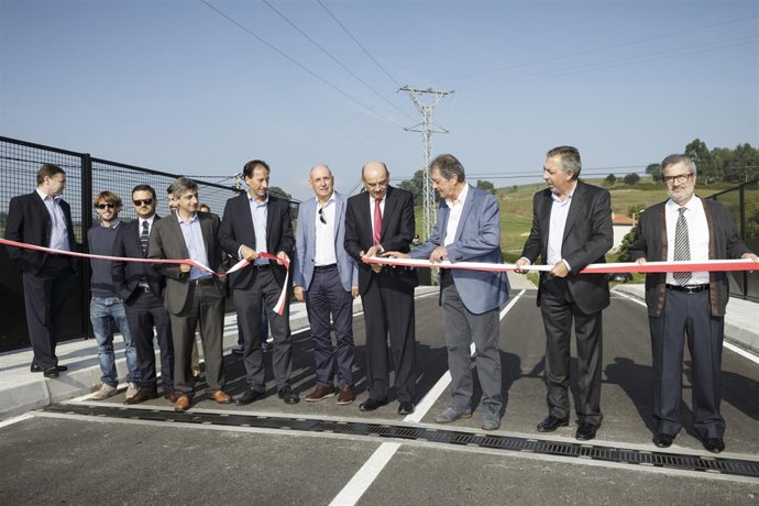 Inauguración del puente de Gornazo