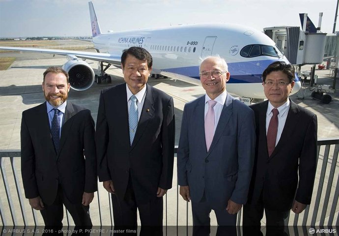 China Airlines recibe su primer A350XWB