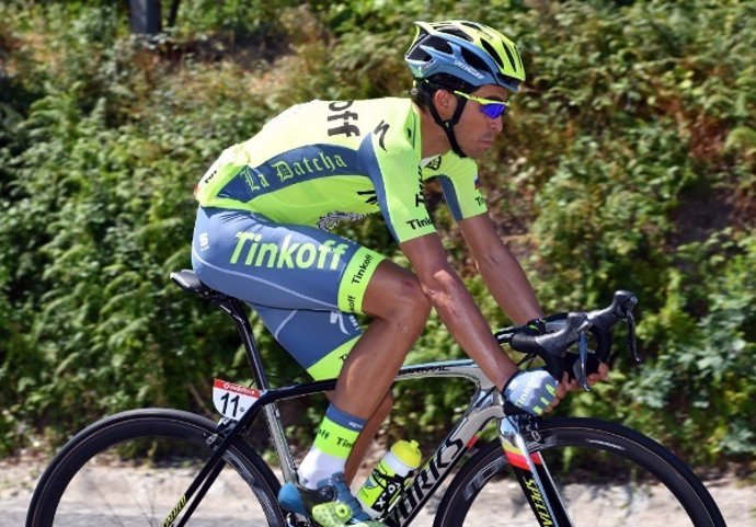 Alberto Contador en la Vuelta a España