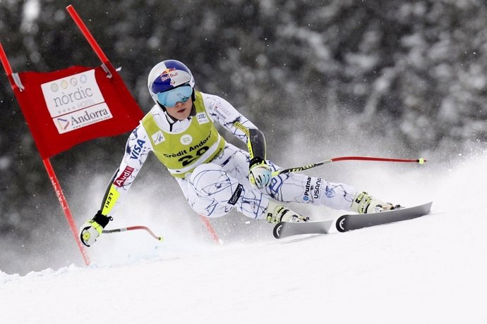 Lindsey Vonn en el Supergigante de la Copa del Mundo de Grandvalira