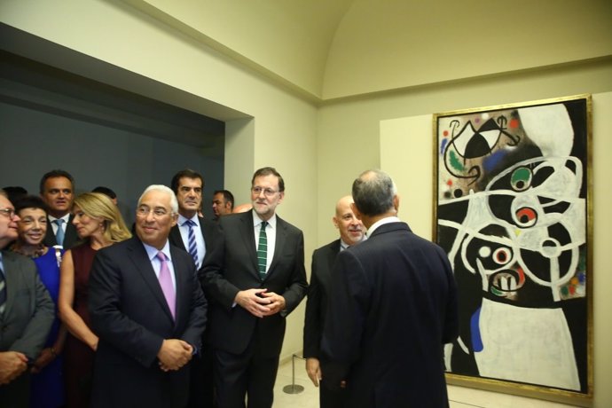 Mariano Rajoy y Carles Puigdemont en Oporto