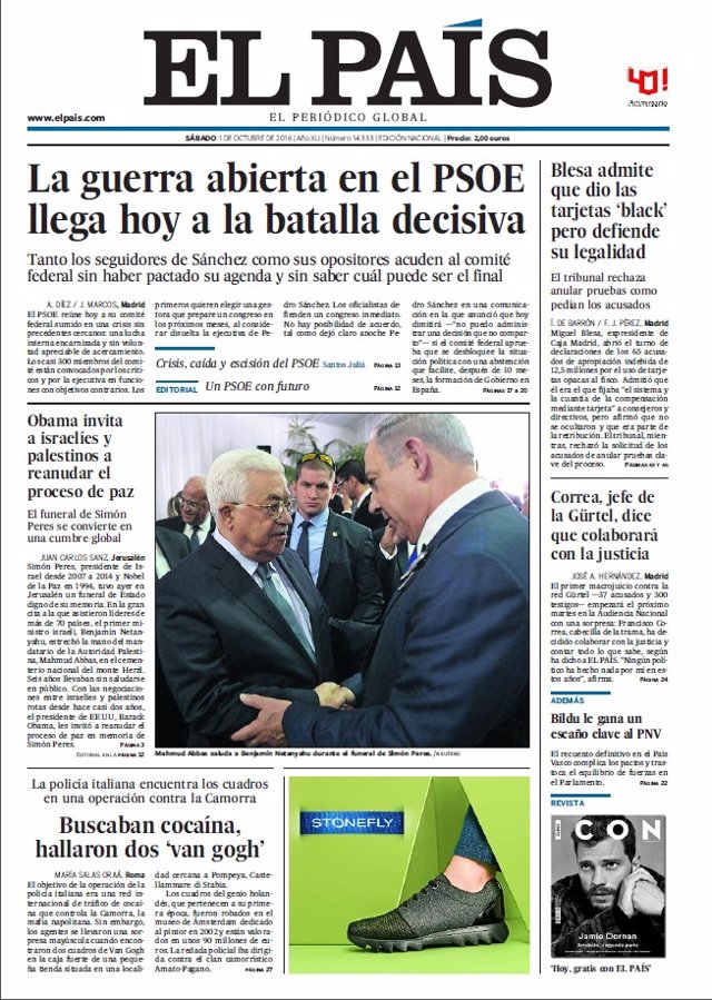 Portada El País