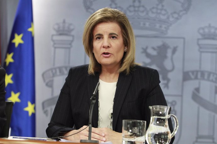 Fátima Báñez tras el Consejo de Ministros