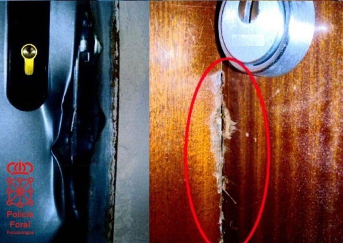 Cinco detenidos acusados de intentar robar en viviendas de Villava.