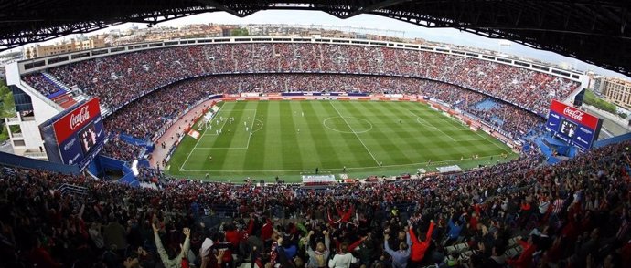 Estadio Vicente Calderón en el Atlético de Madrid - Celta