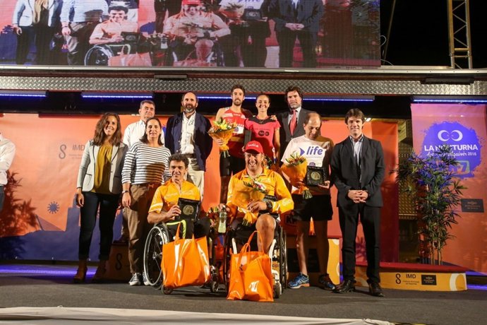 Final de la Carrera Nocturna del Guadalquivir