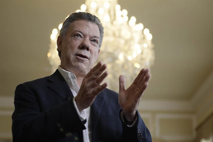 El presidente colombiano, Juan Manuel Santos