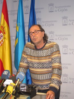 El portavoz de XSP, durante la rueda de prensa.