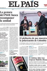 Las portadas de los periódicos de hoy, lunes 3 de octubre de 2016