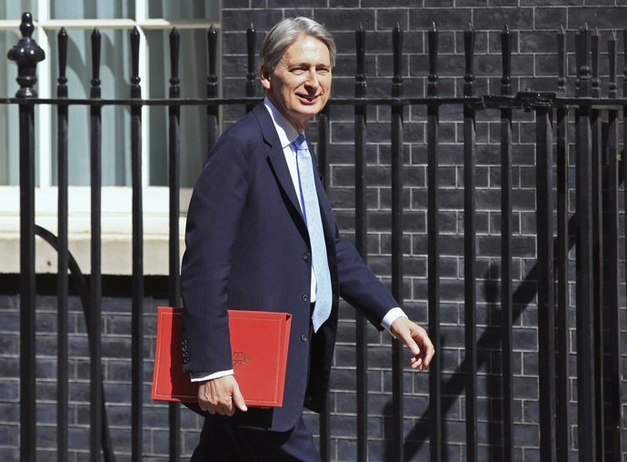 El ministro de Finanzas británico, Philip Hammond