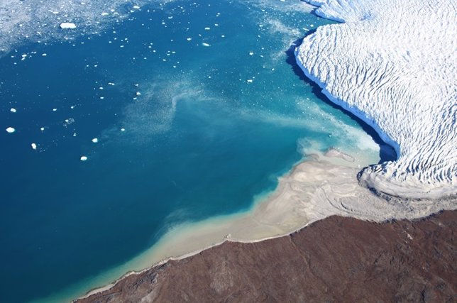 Glaciar Sarqardliup en el oeste de Groenlandia