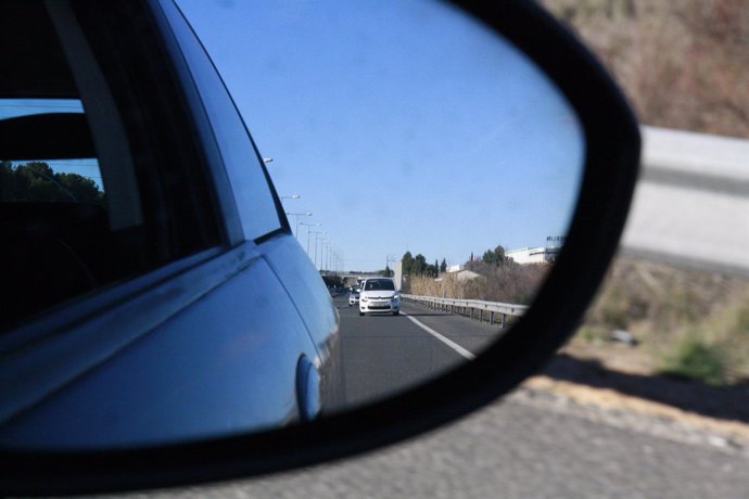 Carretera, Retrovisor, Autovía, Coches, Tráfico, Dgt