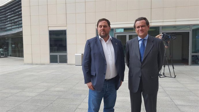 Oriol Junqueras y Sixte Cambra