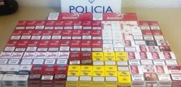 Cajetillas de tabaco de contrabando intervenidas