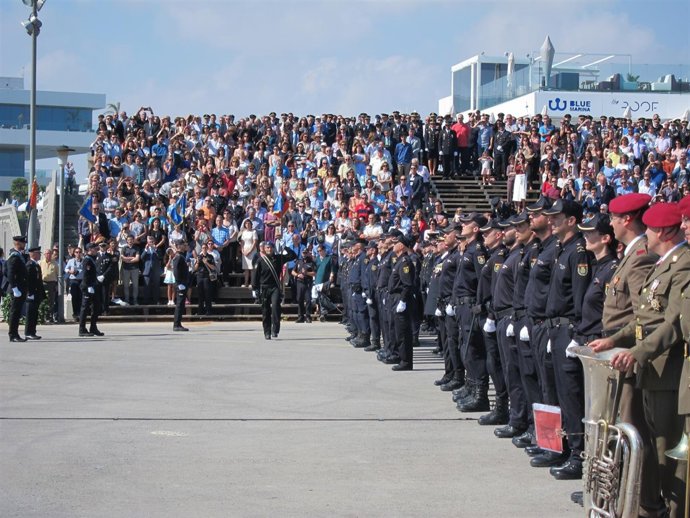 Policías conmemoran su Día en Veles e Vents