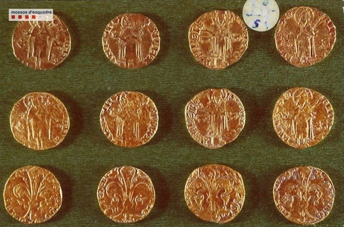 Monedas históricas del monasterio de Santa Maria de Lluçà