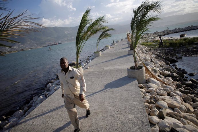 Haiti llegada del huracán Matthew 