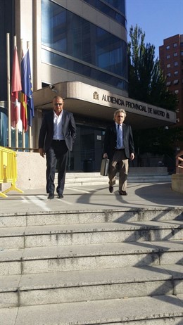 Miguel Ángel Flores a las puertas de la Audiencia