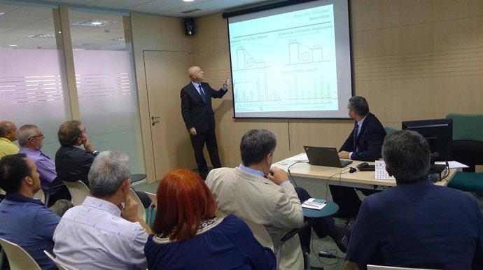 Uno de los encuentros de Iberdrola con sus empleados. 