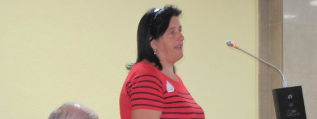 La madre prestando declaración junto a los otros dos acusados