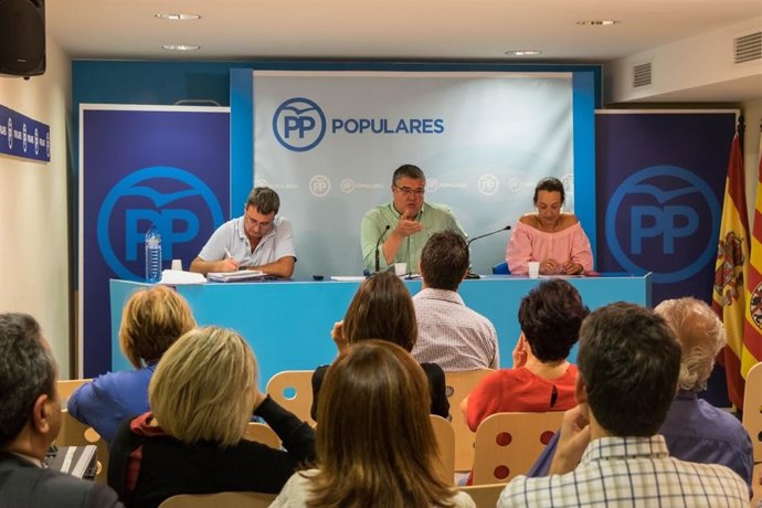 Antonio Torres, en el Comité de Dirección  Provincial del PP