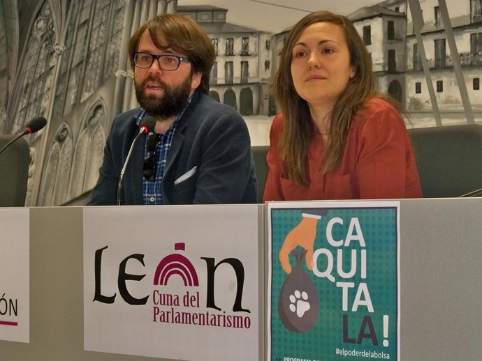 Miguel Ángel Gutiérrez y Marta Mejías, en la presentación de la campaña. 