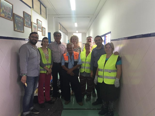 El Colegio 'José Díaz Díaz' de Pechina, mejora gracias al PFEA.