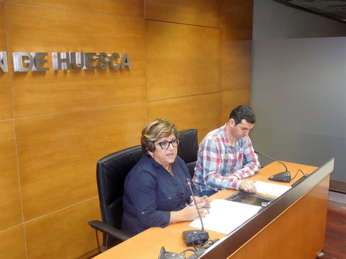 Vicepresidenta de DPH, Elisa Sancho, y responsable de Hacienda, Fernando Sánchez