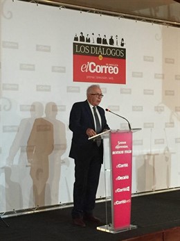 El consejero de Empleo, Empresa y Comercio, José Sánchez Maldonado, en El Correo