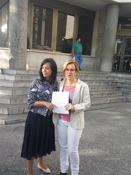 Mar Espinar y Purificación Causapié recurren el sobresimiento venta EMVS