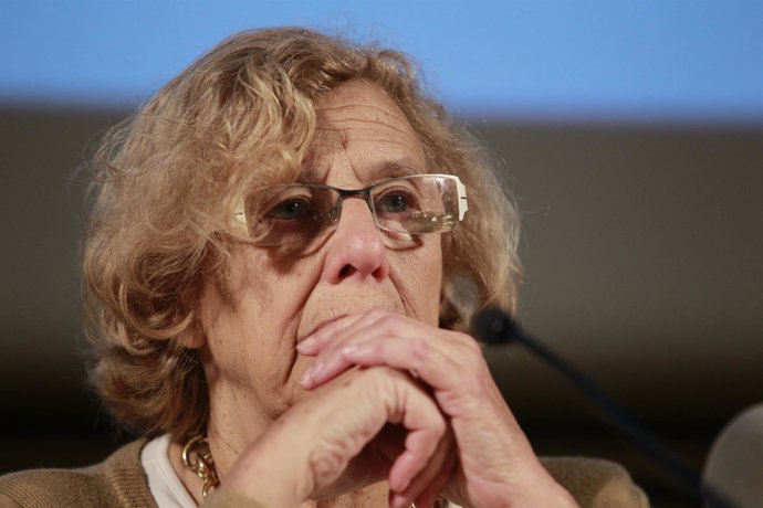 Manuela Carmena en una jornada contra la corrupción