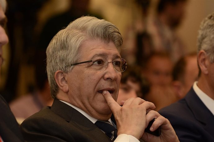 Enrique Cerezo, presidente del Atlético de Madrid