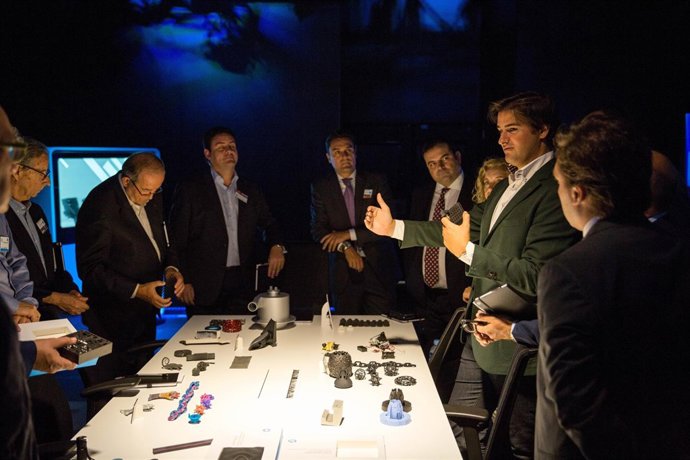 Sala dedicadas a la impresión 3D de HP en la sede de Sant Cugat del Vallès