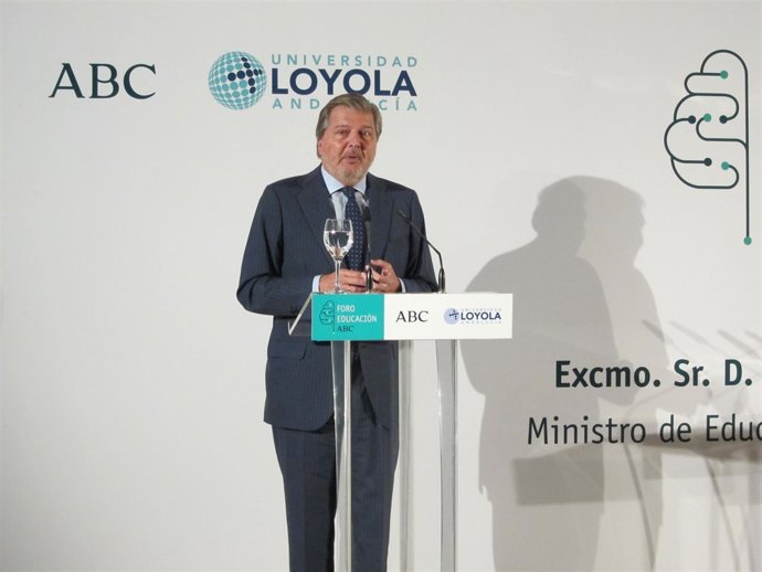 El ministro de Educación, Cultura y Deporte en funciones, Íñigo Méndez de Vigo