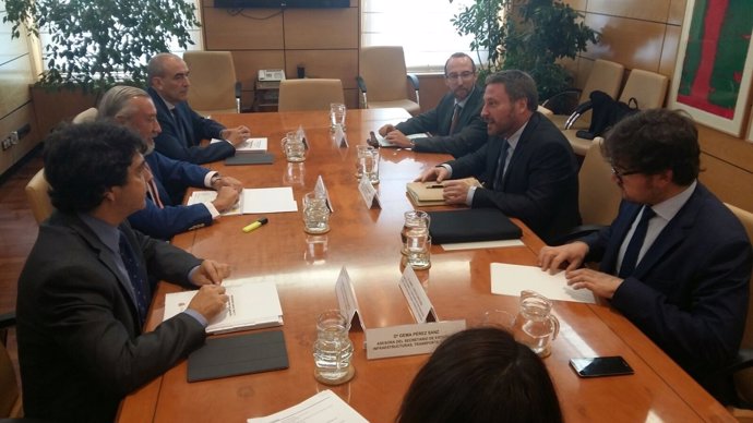 Reunión del Gobierno de Aragón con el Ministerio de Fomento